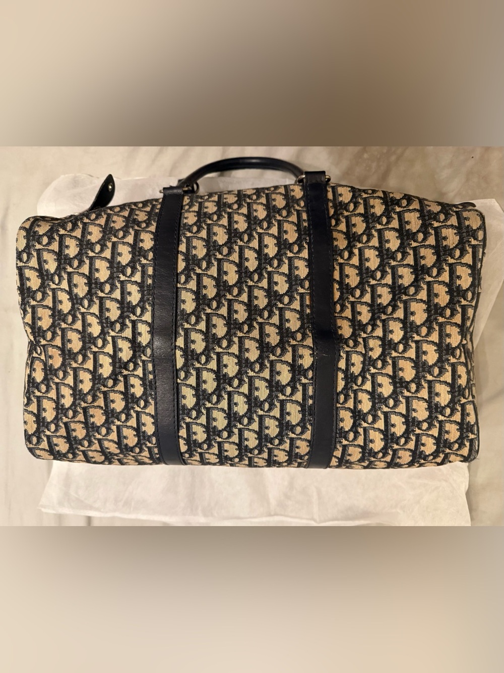 Christian Dior Oblique Monogram Boston/Duffle Bag